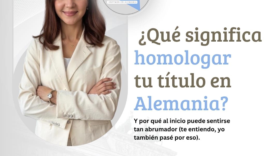¿Qué significa homologar tu titulo en Alemania? Post de instagram