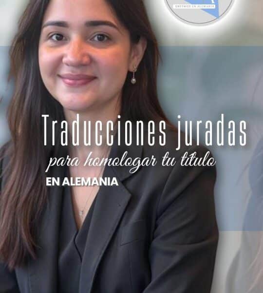 Homologa tu titulo en Alemania con Johanna Campos. Enfymed ayuda a enfermeras y médicos a homologar su título en Alemania.